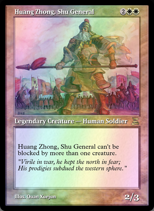 Huang Zhong, Shu General FOIL