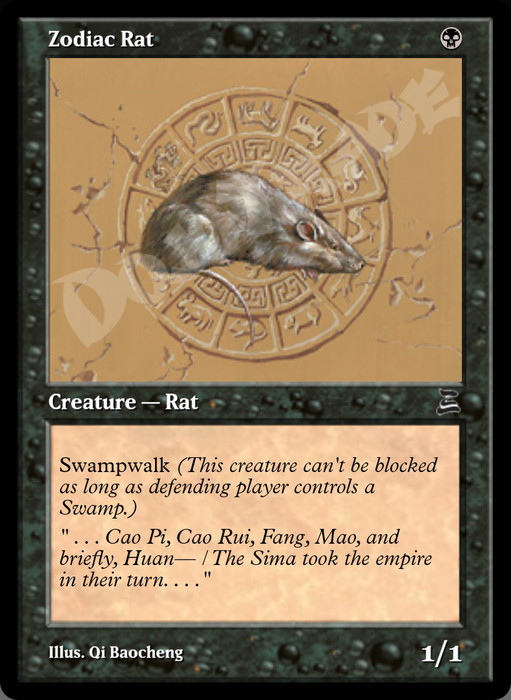 Zodiac Rat