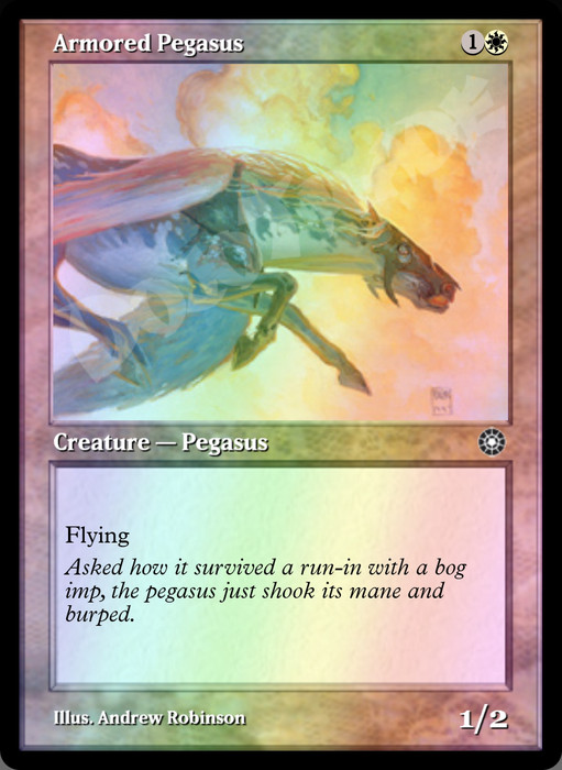 Armored Pegasus FOIL