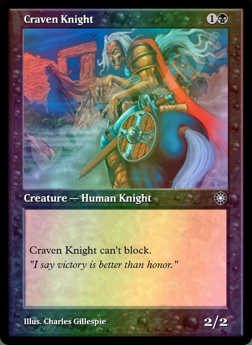 Craven Knight FOIL