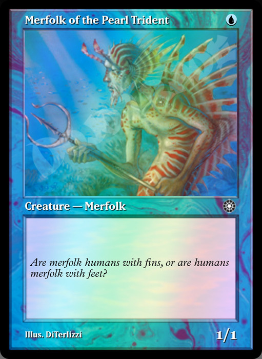 Merfolk of the Pearl Trident FOIL