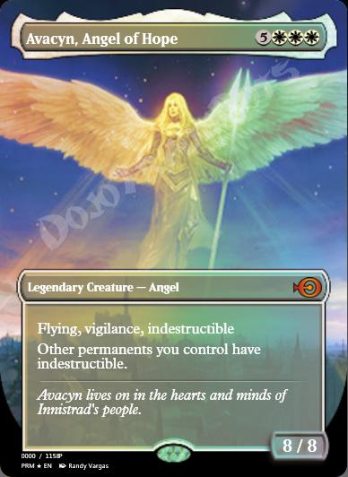 Avacyn, Angel of Hope (Borderless) FOIL