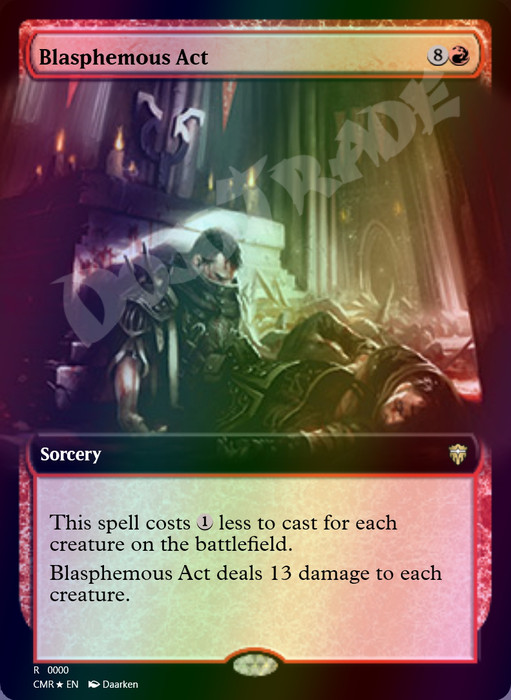 Blasphemous Act FOIL