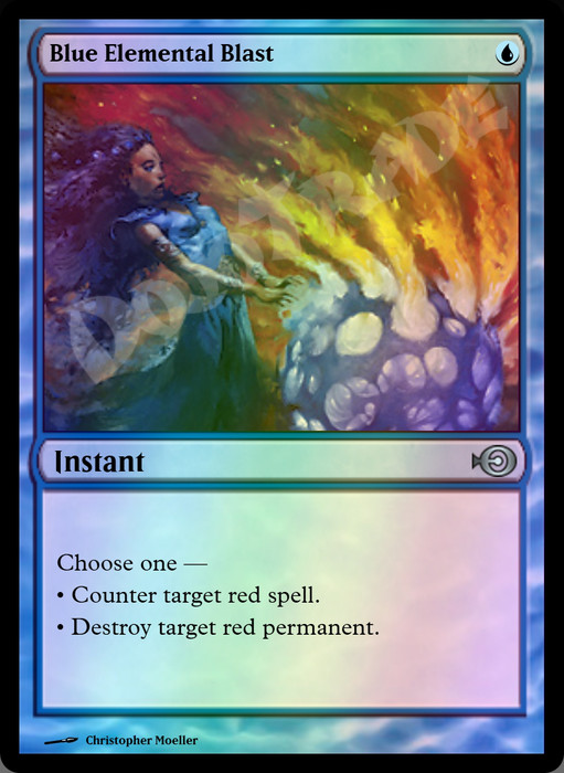 Blue Elemental Blast (Alternate Art) FOIL