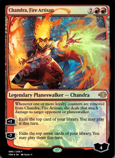 Chandra, Fire Artisan (Japanese) FOIL