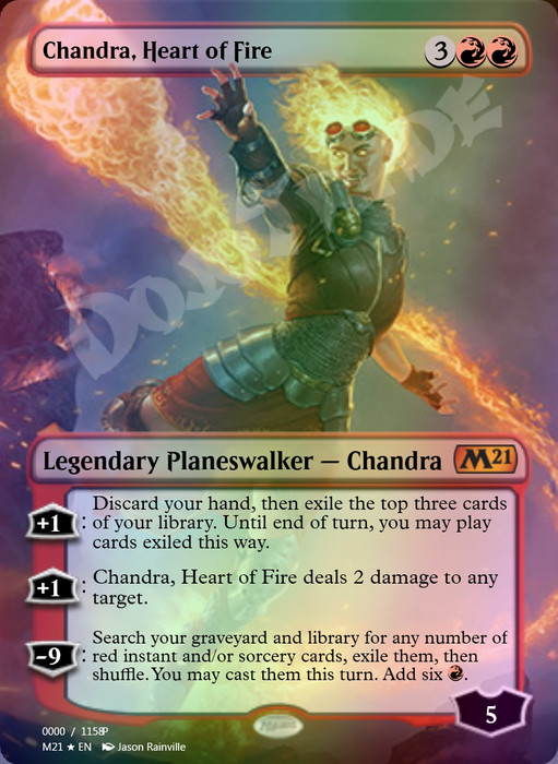 Chandra, Heart of Fire FOIL