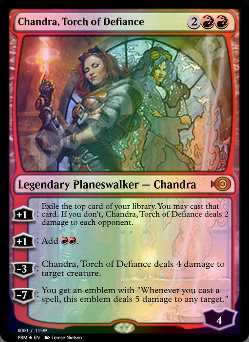 Chandra, Torch of Defiance FOIL