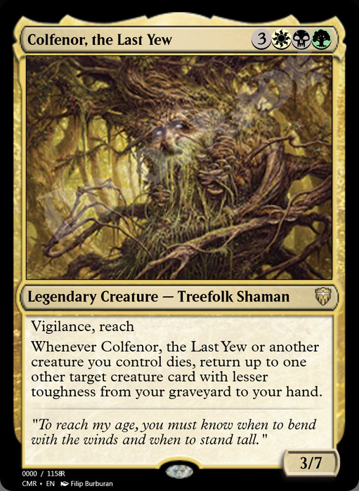 Colfenor, the Last Yew