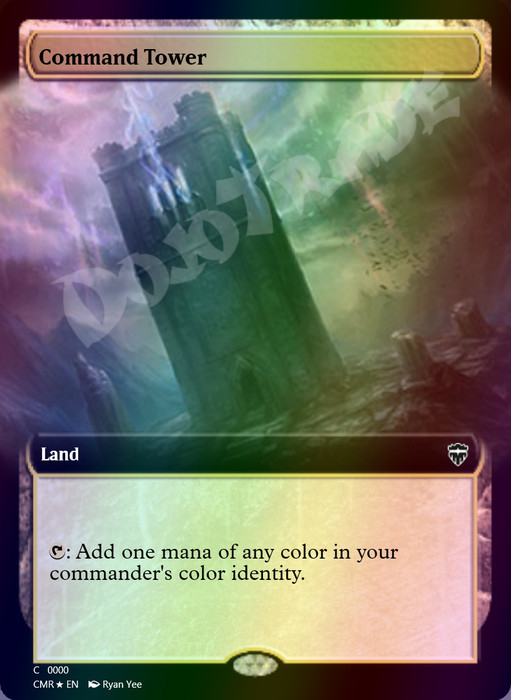 Command Tower (Extended Art) FOIL