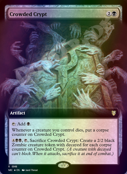 Crowded Crypt FOIL