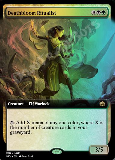 Deathbloom Ritualist FOIL