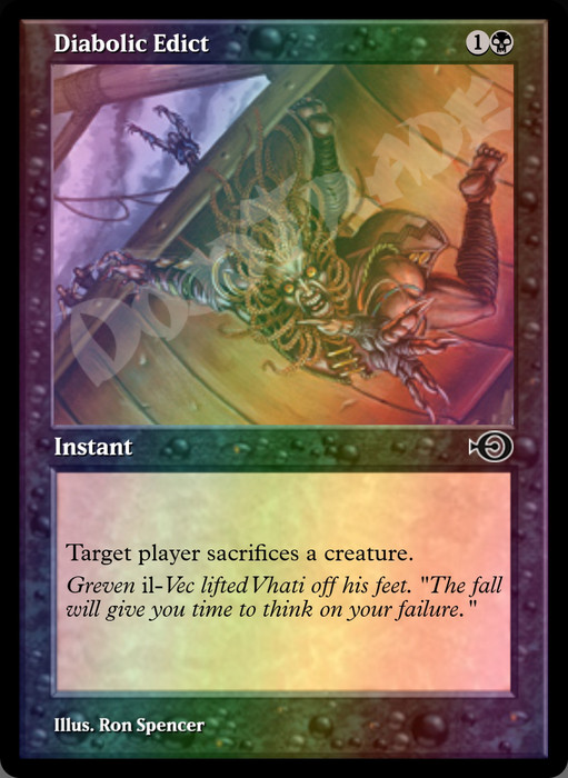 Diabolic Edict (Tempest) FOIL