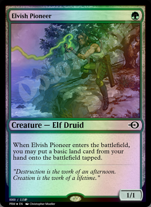 Elvish Pioneer FOIL