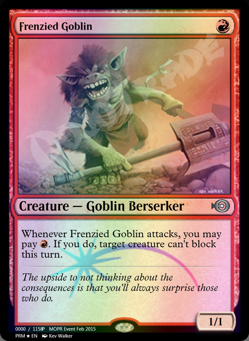 Frenzied Goblin FOIL