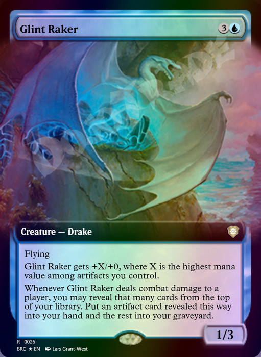 Glint Raker (Extended Art) FOIL