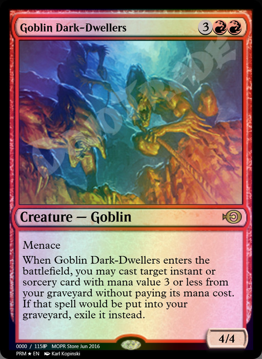 Goblin Dark-Dwellers FOIL