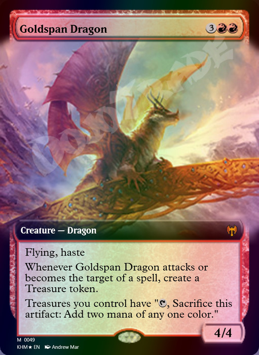 Goldspan Dragon FOIL