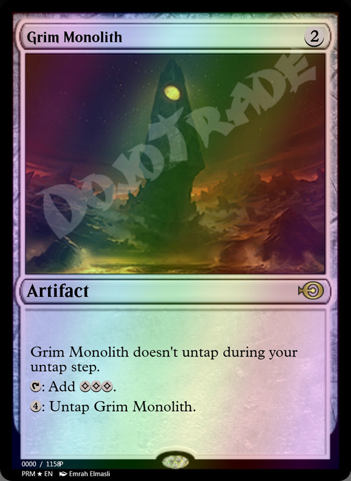 Grim Monolith FOIL