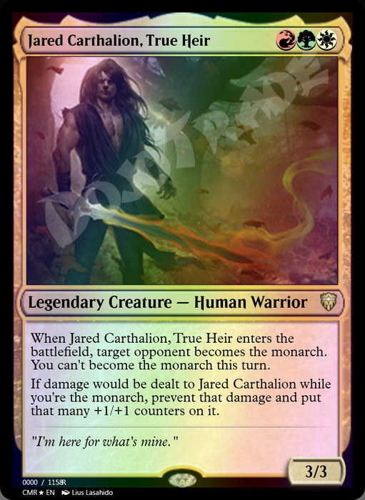 Jared Carthalion, True Heir FOIL