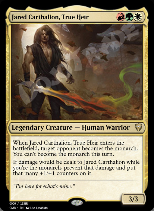 Jared Carthalion, True Heir