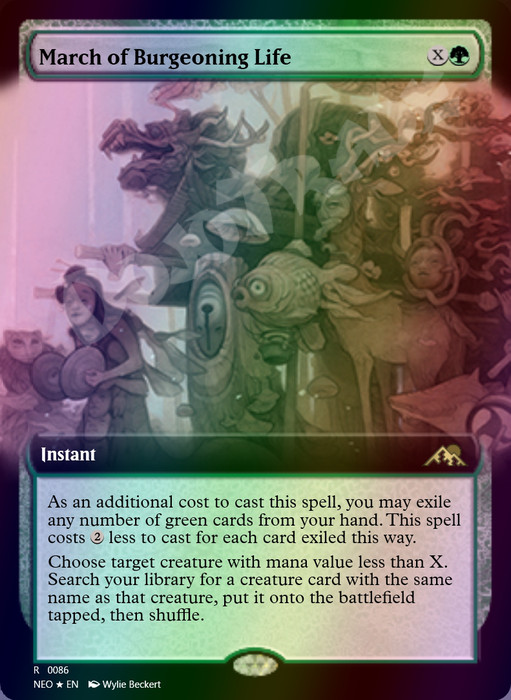 March of Burgeoning Life FOIL