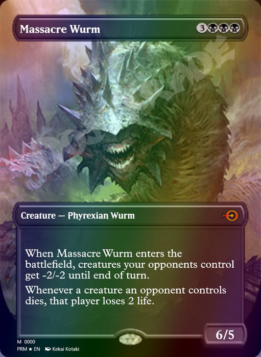 Massacre Wurm FOIL