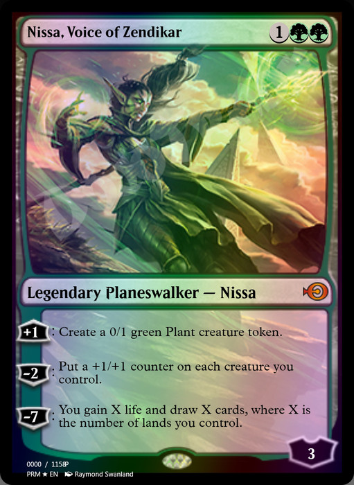 Nissa, Voice of Zendikar FOIL