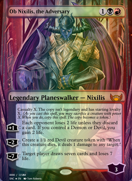 Ob Nixilis, the Adversary FOIL