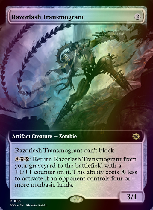 Razorlash Transmogrant FOIL