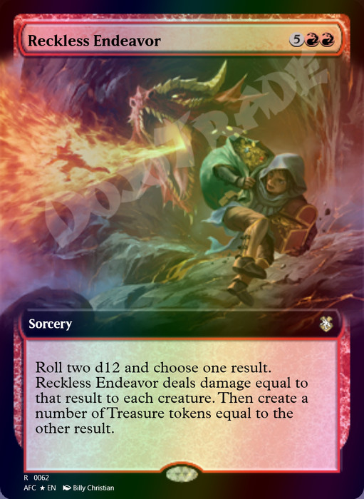 Reckless Endeavor FOIL