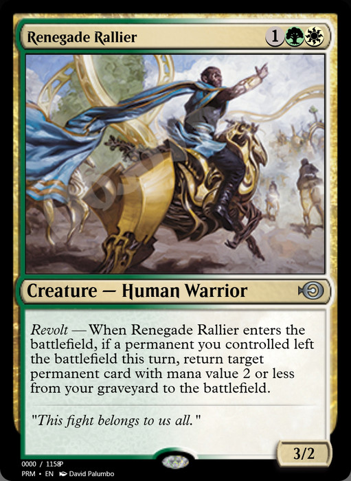 Renegade Rallier