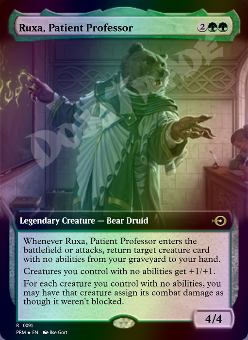 Ruxa, Patient Professor FOIL