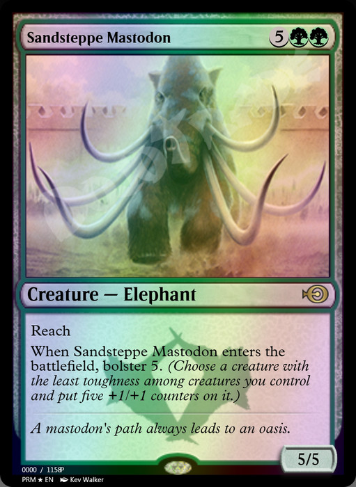 Sandsteppe Mastodon FOIL