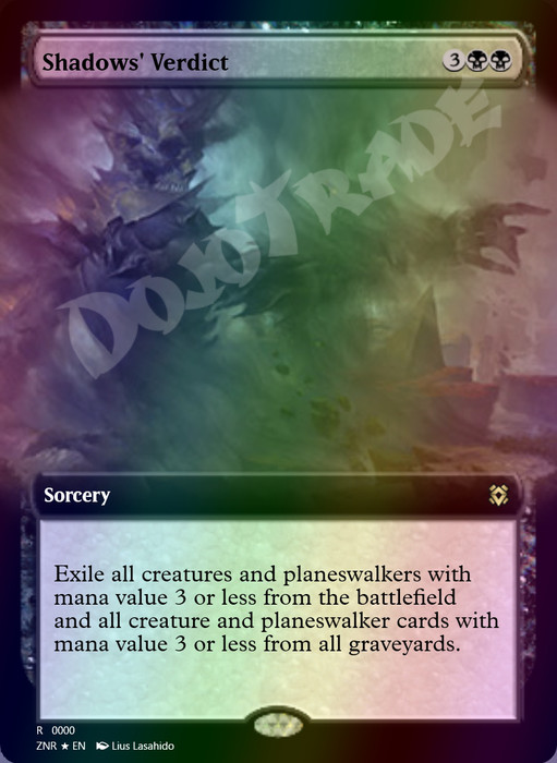 Shadows' Verdict FOIL