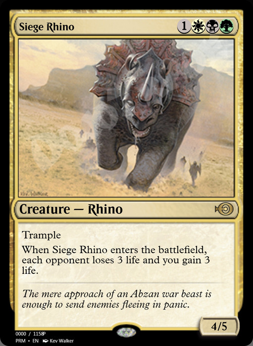 Siege Rhino