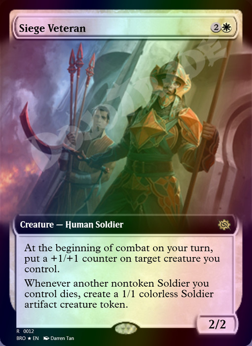 Siege Veteran FOIL