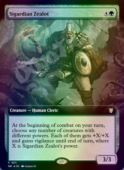 Sigardian Zealot FOIL