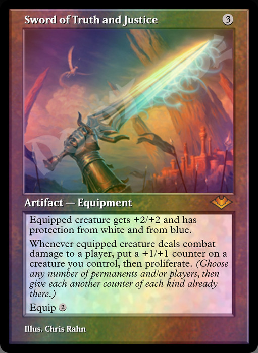 Sword of Truth and Justice FOIL