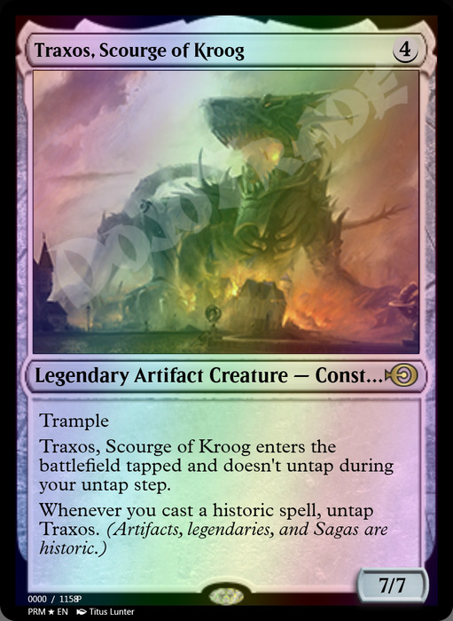 Traxos, Scourge of Kroog FOIL