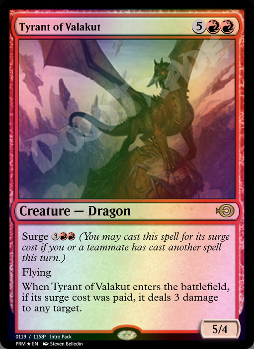 Tyrant of Valakut FOIL