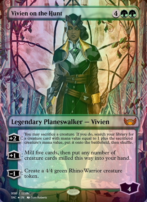 Vivien on the Hunt FOIL