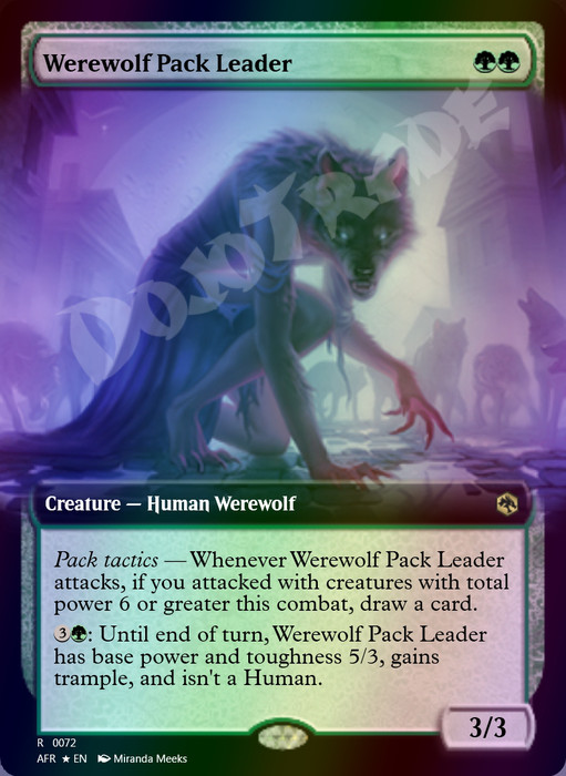 Werewolf Pack Leader FOIL