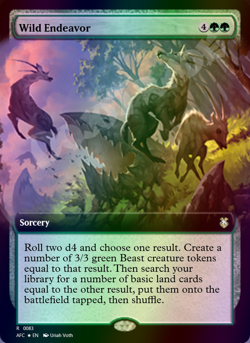 Wild Endeavor FOIL