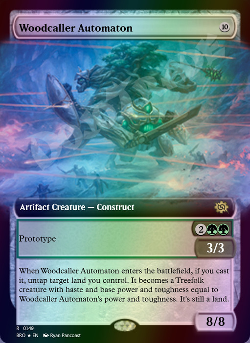 Woodcaller Automaton FOIL