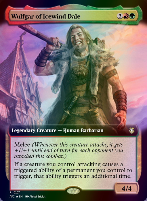 Wulfgar of Icewind Dale FOIL