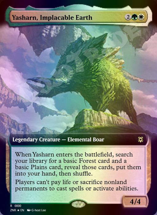 Yasharn, Implacable Earth FOIL