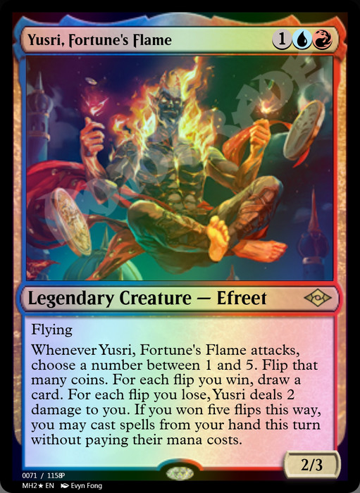 Yusri, Fortune's Flame (#71) FOIL