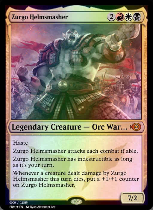 Zurgo Helmsmasher FOIL