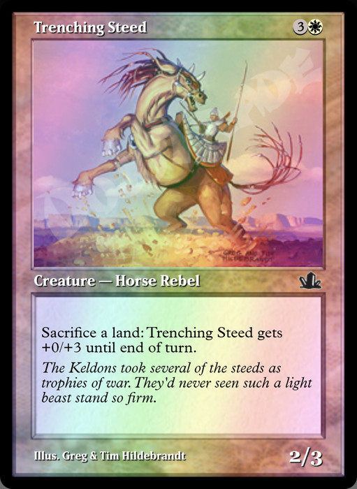 Trenching Steed FOIL