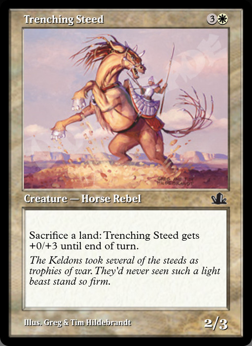 Trenching Steed